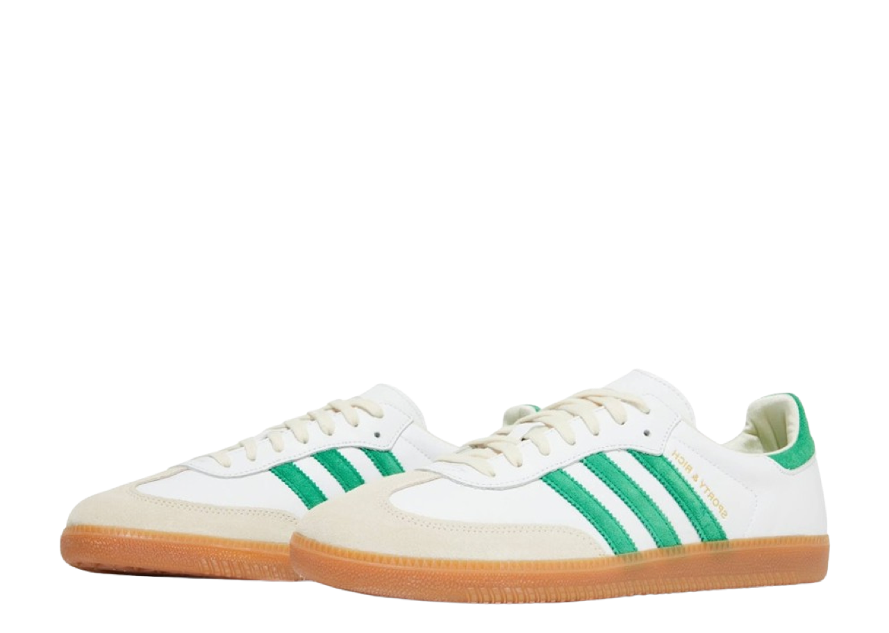 Adidas Samba OG Sporty & Rich White Green - photo 2