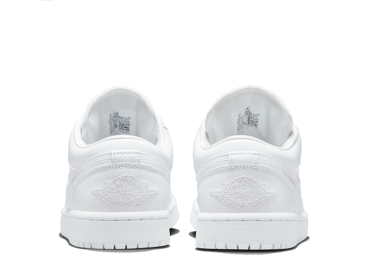 Air Jordan 1 Low Triple White (Women's) - photo 3