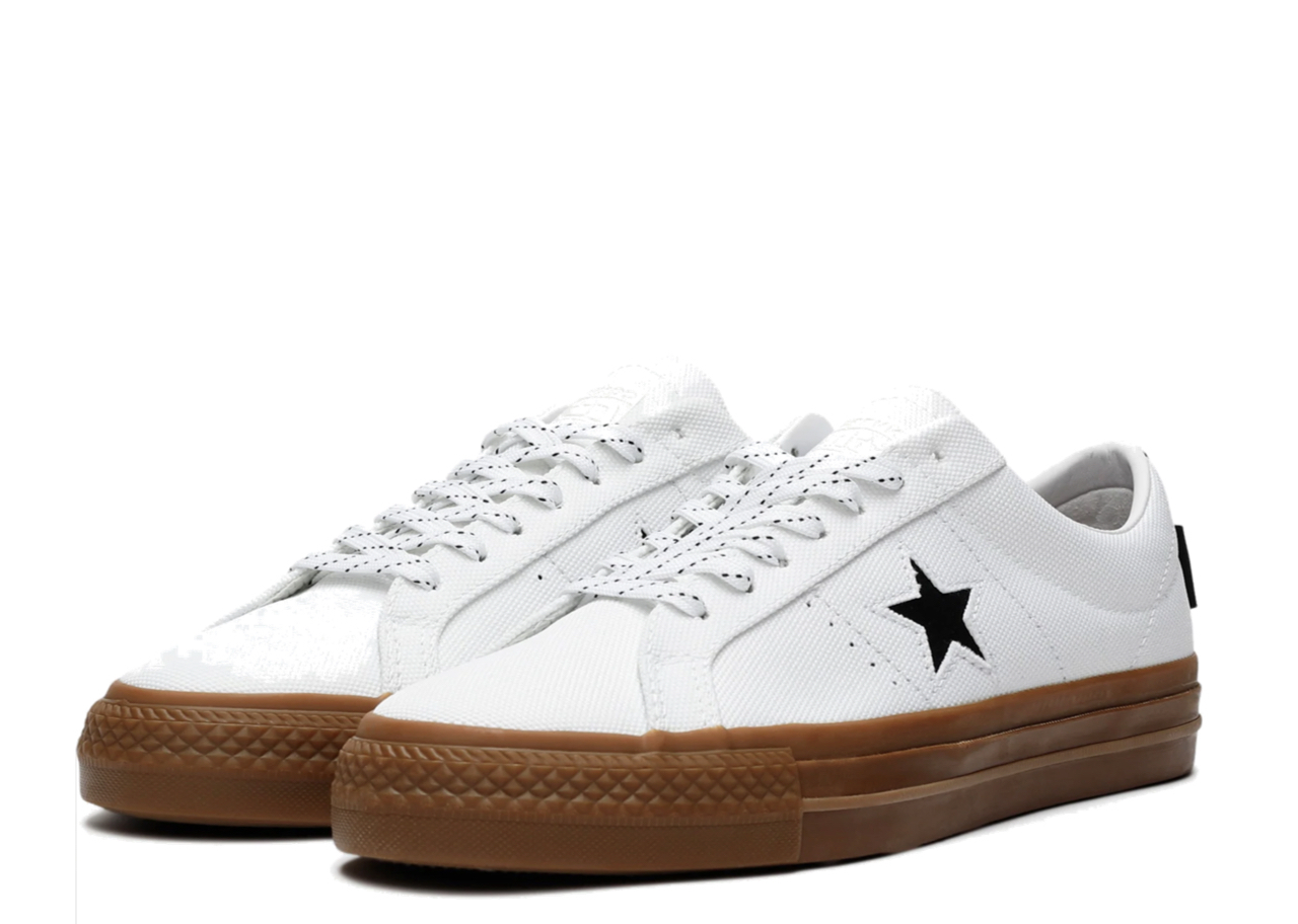 Converse One Star Pro White Cordura Gum Sole - photo 2