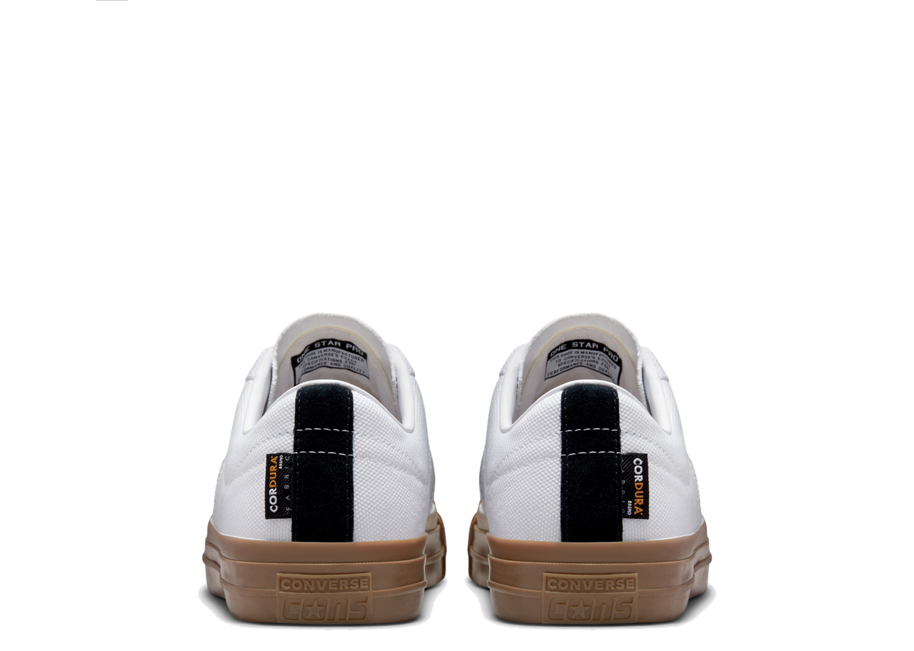 Converse One Star Pro White Cordura Gum Sole - photo 3
