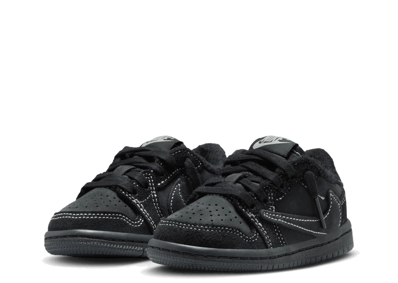 Air Jordan 1 Retro Low OG SP Travis Scott Black Phantom (Toddler) - photo 2