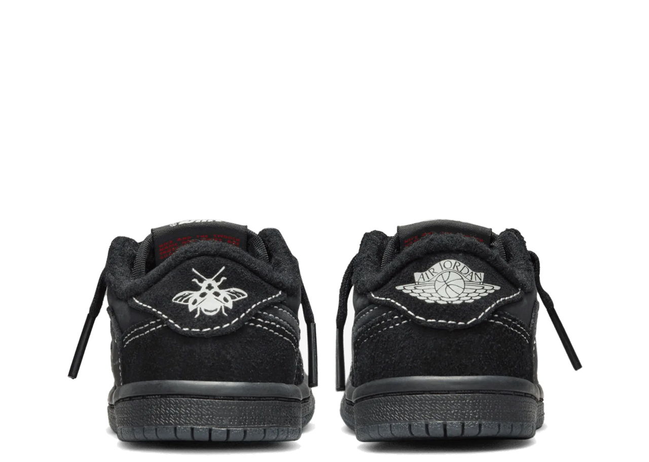 Air Jordan 1 Retro Low OG SP Travis Scott Black Phantom (Toddler) - photo 3