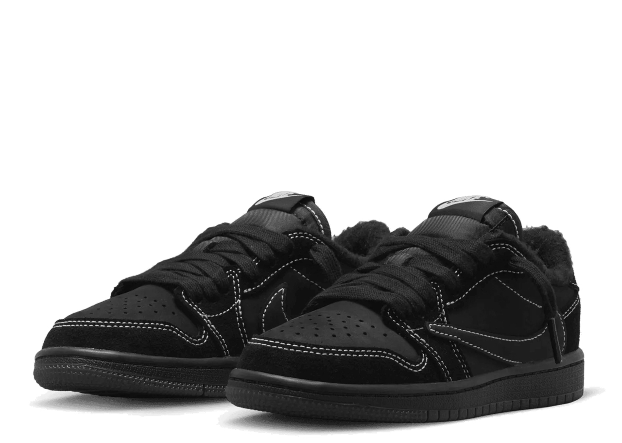 Air Jordan 1 Retro Low OG SP Travis Scott Black Phantom (Pre-School) - photo 2