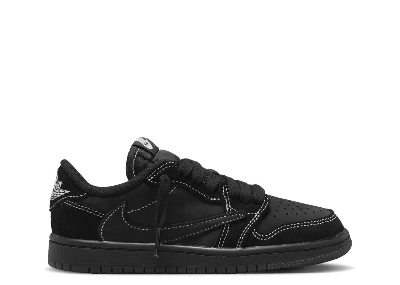 Air Jordan 1 Retro Low OG SP Travis Scott Black Phantom (Pre-School)