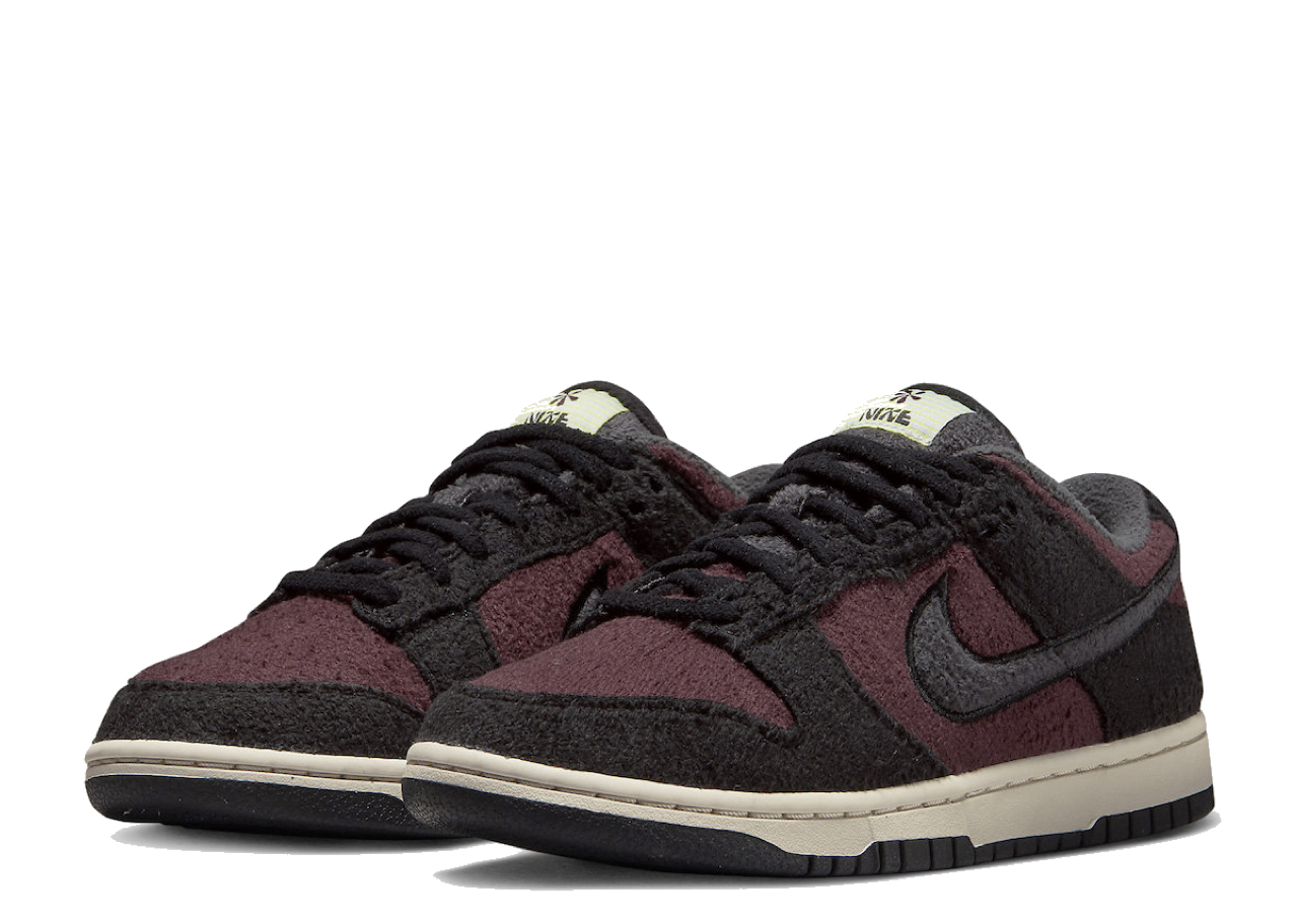 Nike Dunk Low Se Fleece Pack Burgundy (Women's) - photo 2