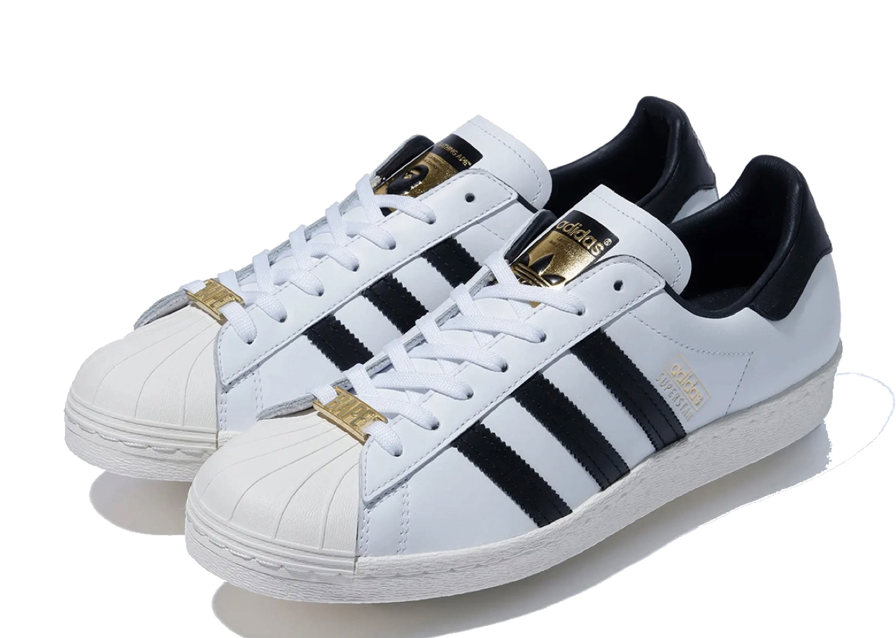 Adidas Bape Superstar White - photo 2