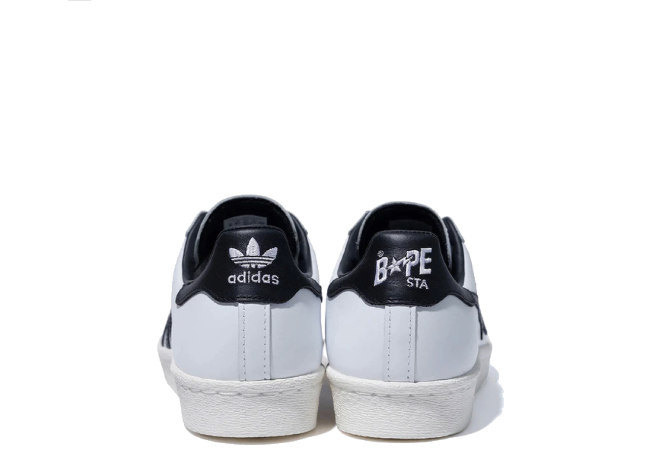 Adidas Bape Superstar White - photo 3