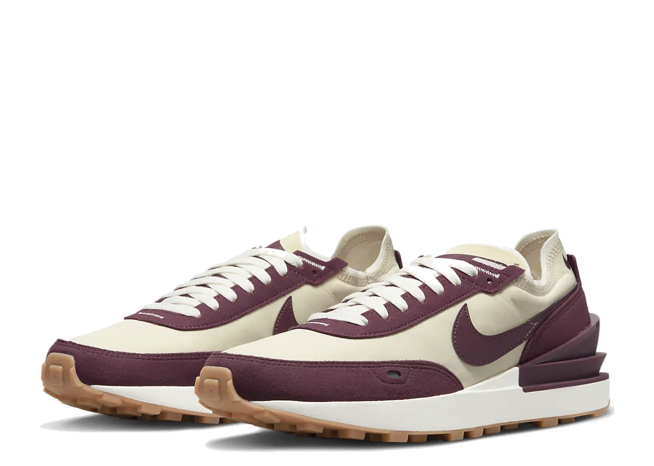 Nike Waffle One SE Coconut Milk Night Maroon - photo 2