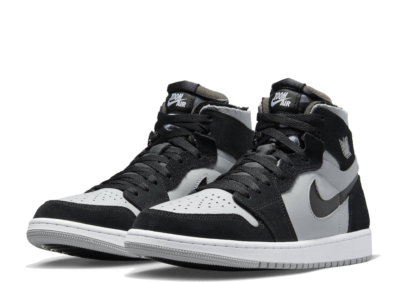 Air Jordan 1 Zoom CMFT Black Light Smoke Grey - photo 2