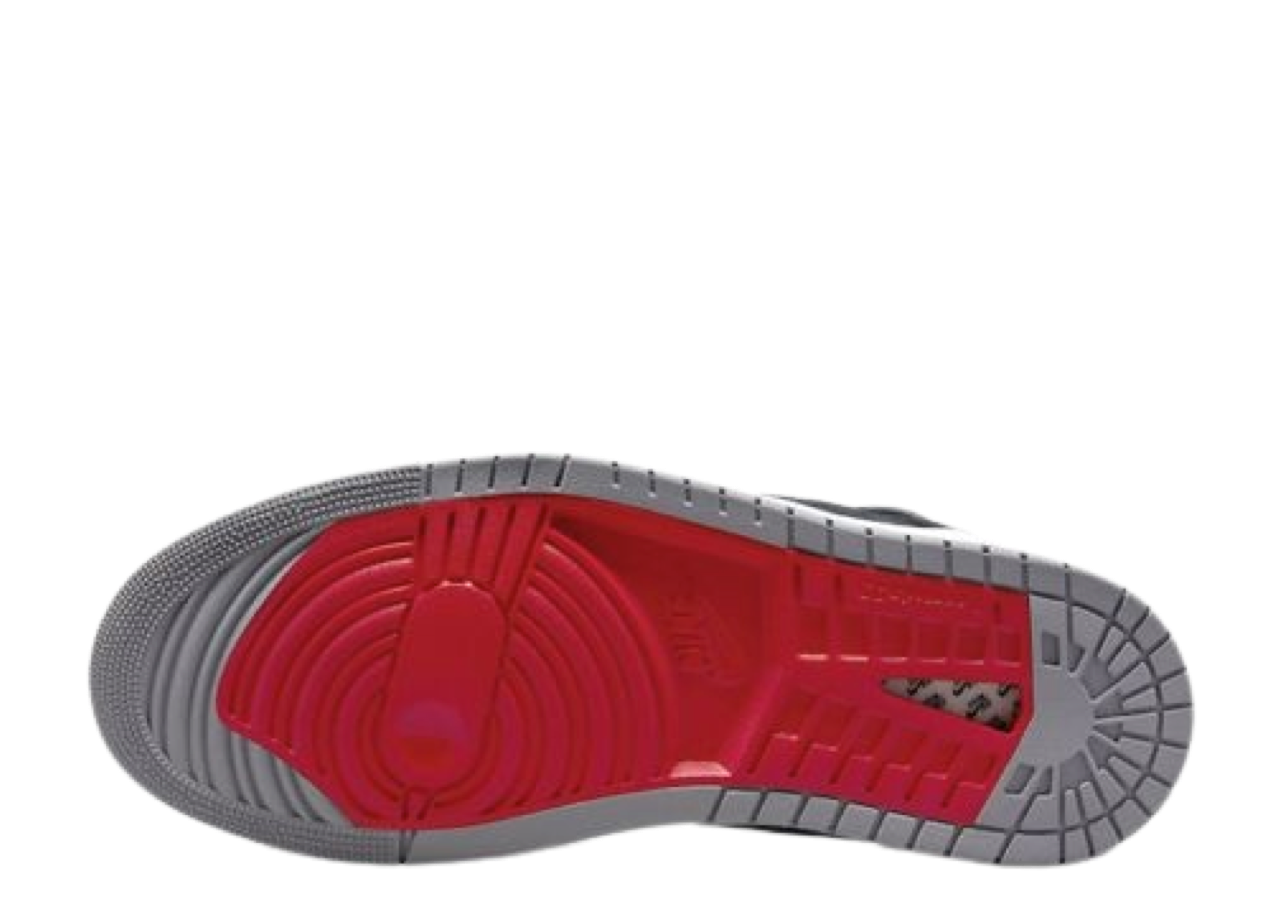 Air Jordan 1 High Zoom Air CMFT 2 Black Fire Red Cement - photo 4