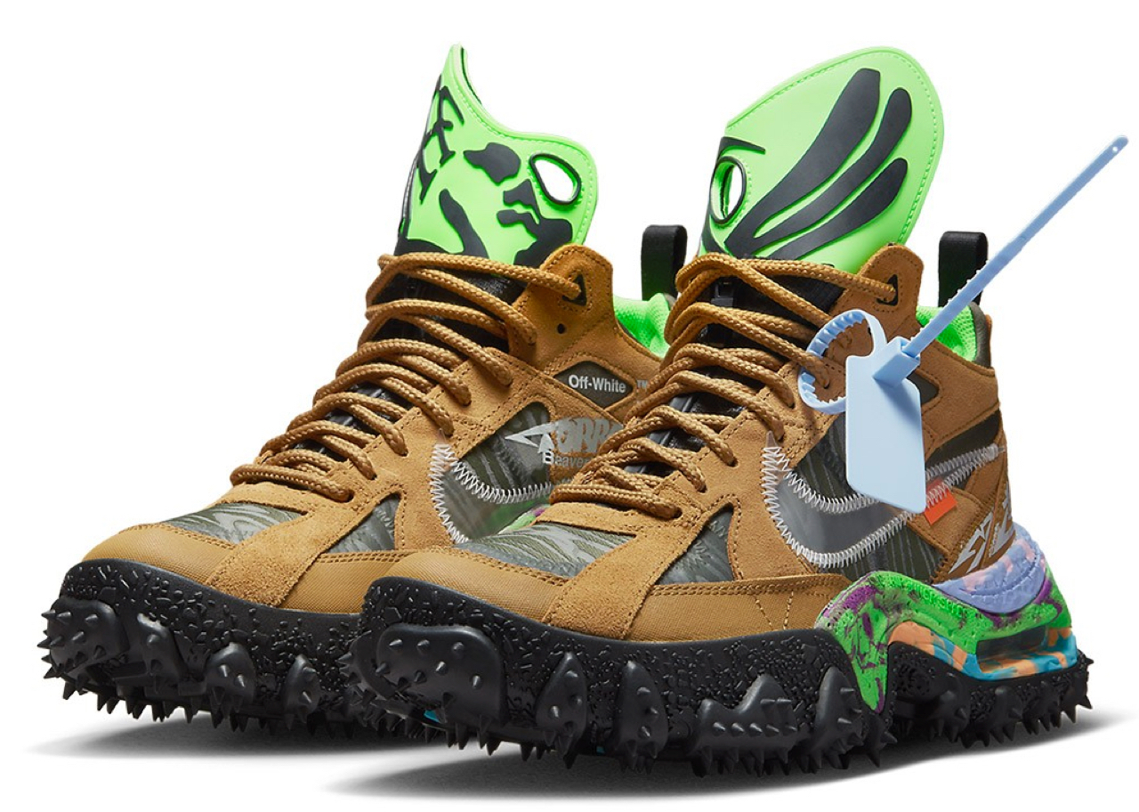Nike Air Terra Forma Off-White Wheat Green Strike - photo 2