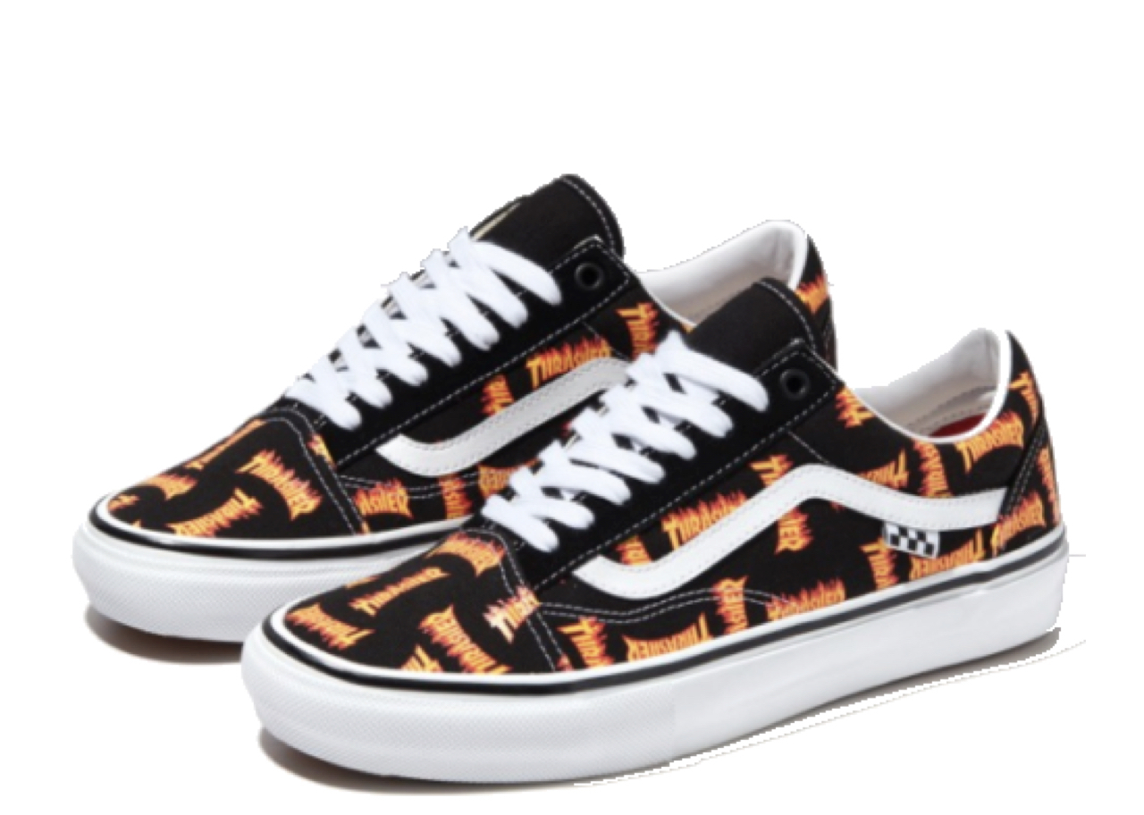 Vans Skate Old Skool x Thrasher Black Multi - photo 2