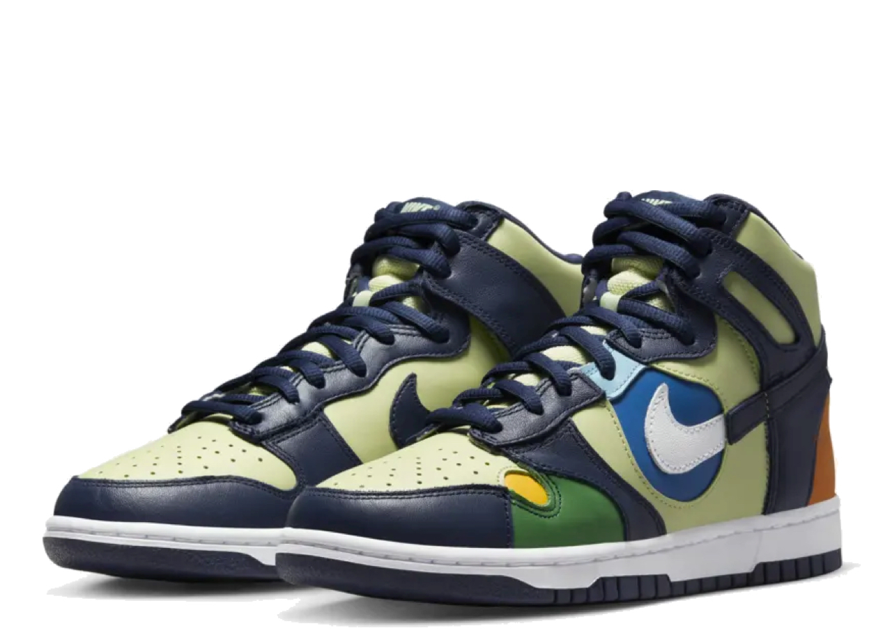 Nike Dunk High See Through Pistachio Midnight Navy (Women's) - photo 2