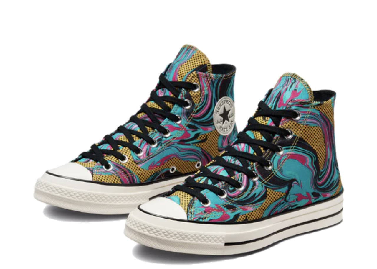 Converse Chuck Taylor All-Star 70's High 90s Marbled Goldtone - photo 2