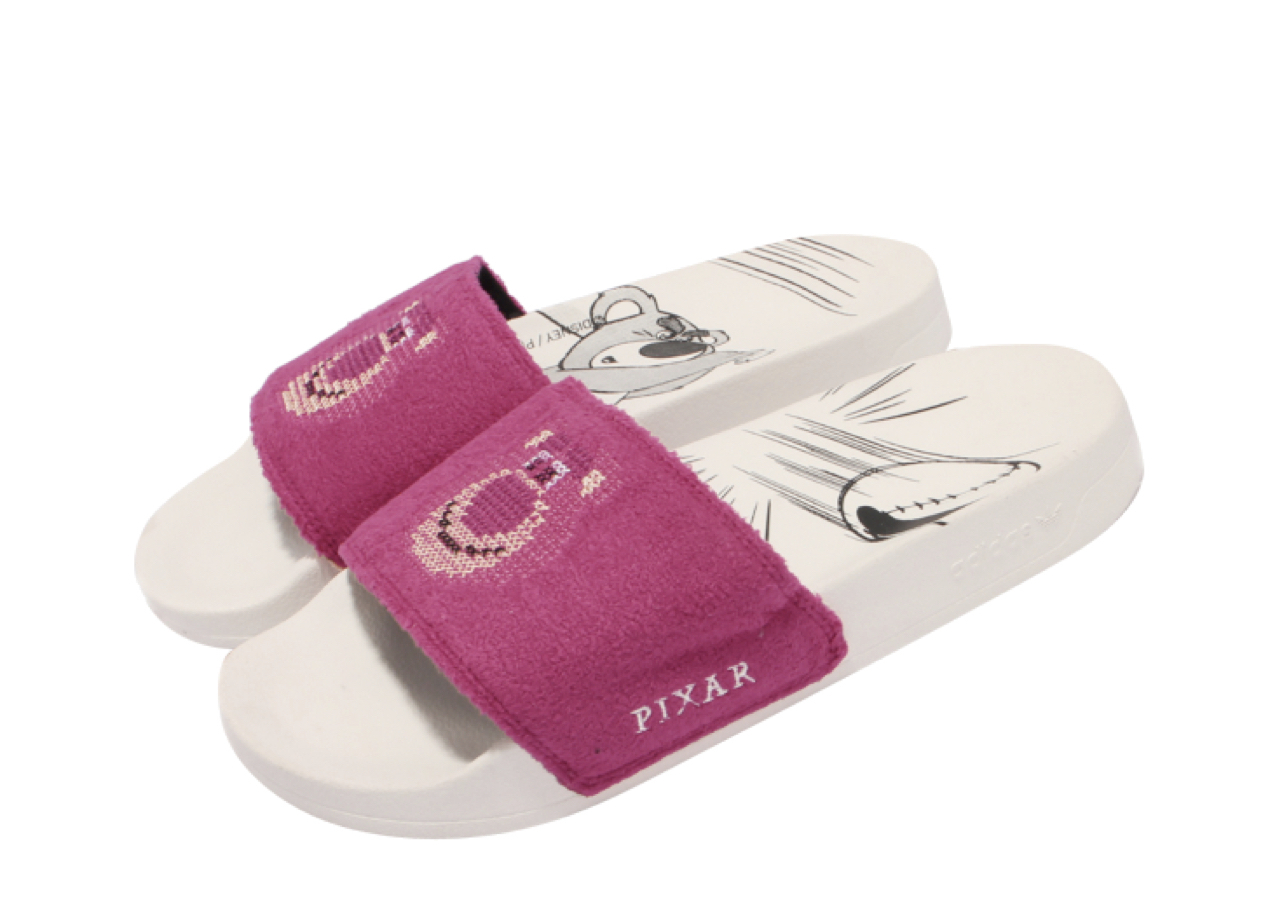 Adidas Adilette Lite Slides White Pink - photo 2