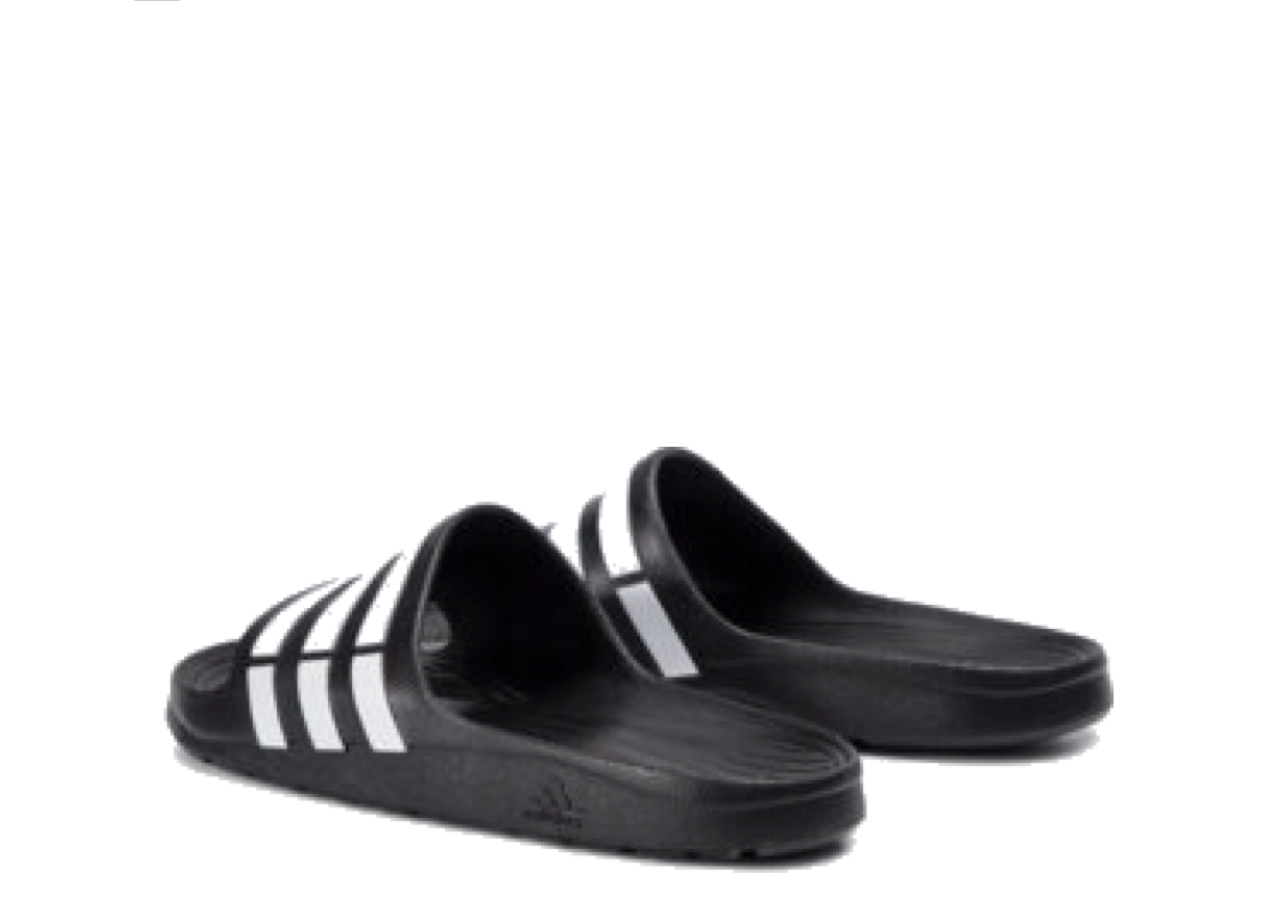 Adidas Duramo Slides Black White - photo 3