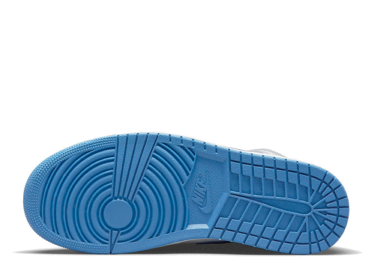 Air Jordan 1 Mid True Blue Cement (Grade School) - photo 4