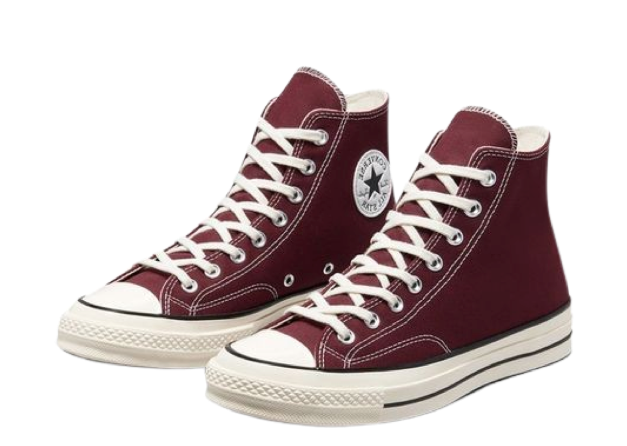 Converse Chuck Taylor All-Star 70's High Recycled Canvas Deep Bordeaux - photo 2