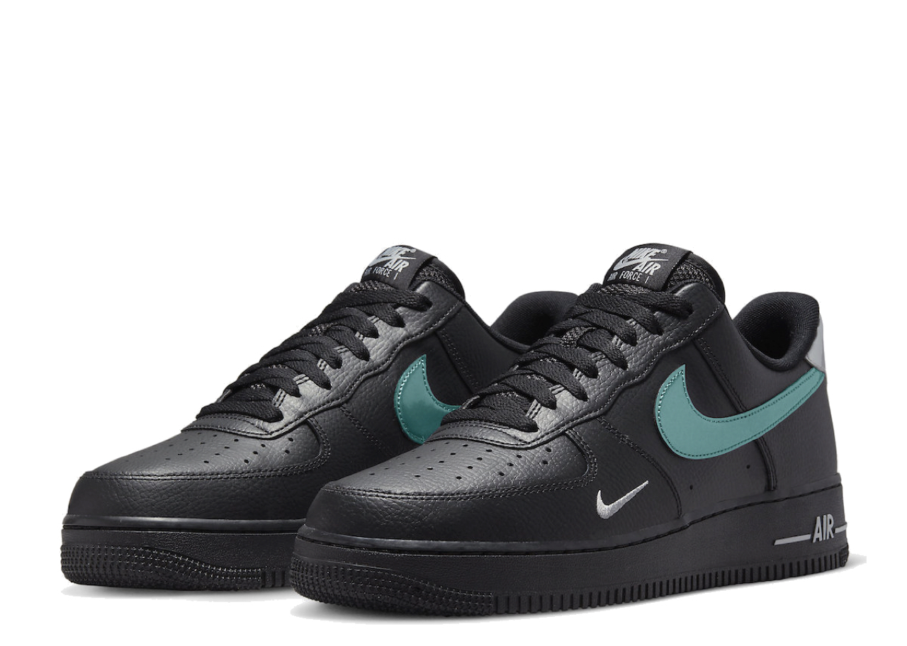 Nike Air Force 1 Low Black Blue Lightning - photo 2