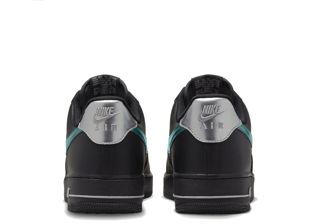 Nike Air Force 1 Low Black Blue Lightning - photo 3