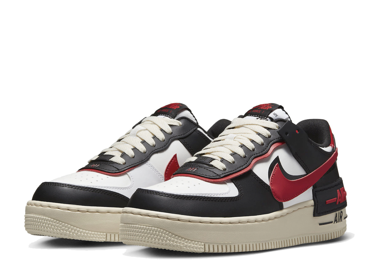 Nike Air Force 1 Low Shadow Summit White University Red Black (Women's) - photo 2