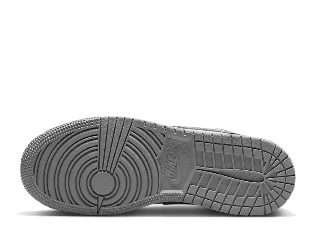 Air Jordan 1 Low True Blue Cement French Blue (Grade School) - photo 4