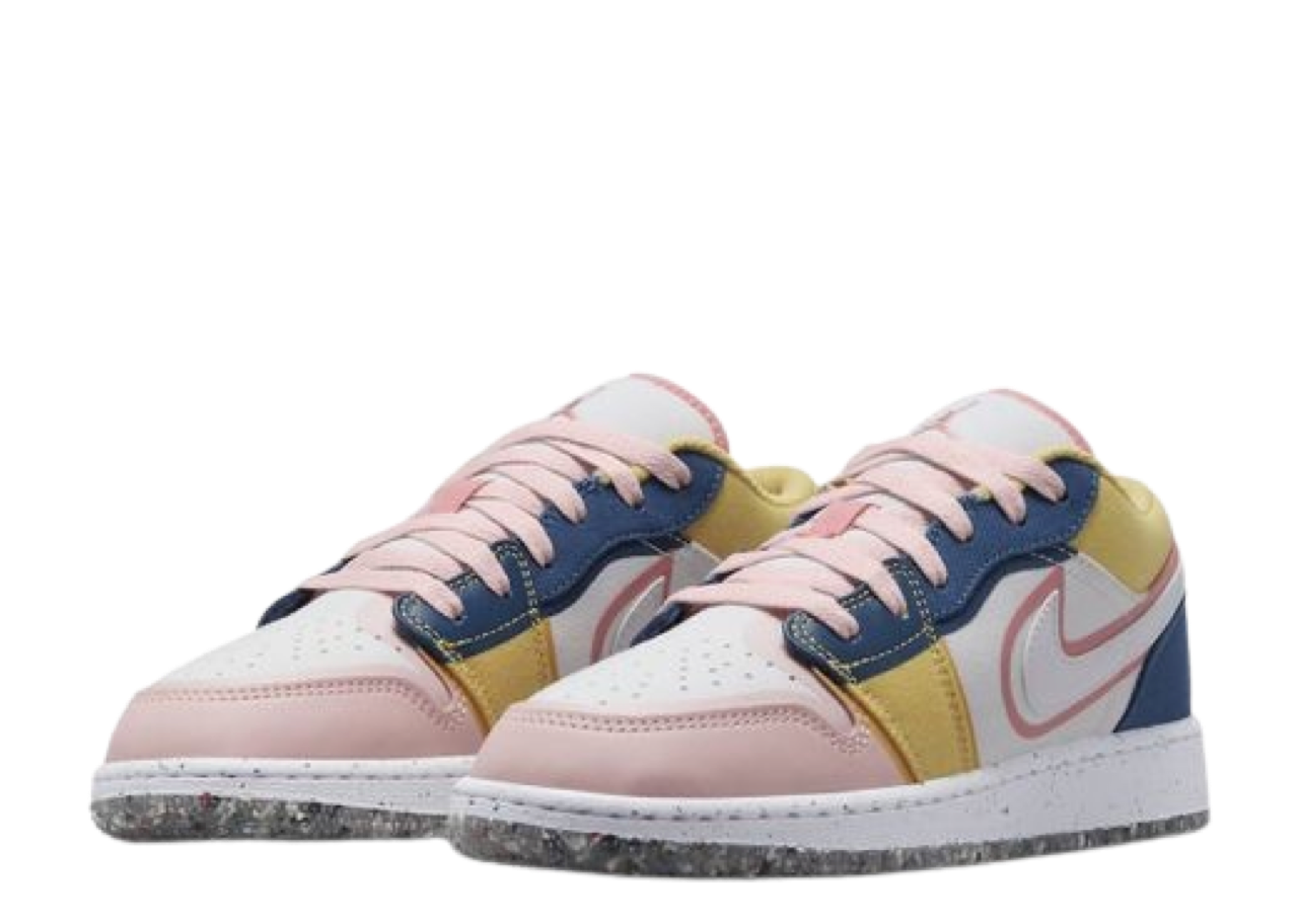Air Jordan 1 Low Multi Canvas (Grade School) - photo 2