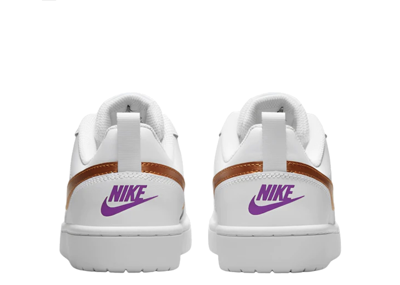 Nike Court Borough Low 2 SE Metallic Copper (Grade School) - photo 3