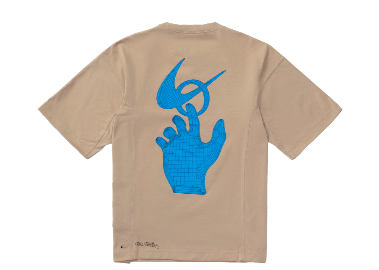 Off White x Nike 005 Tshirts Beige - photo 2