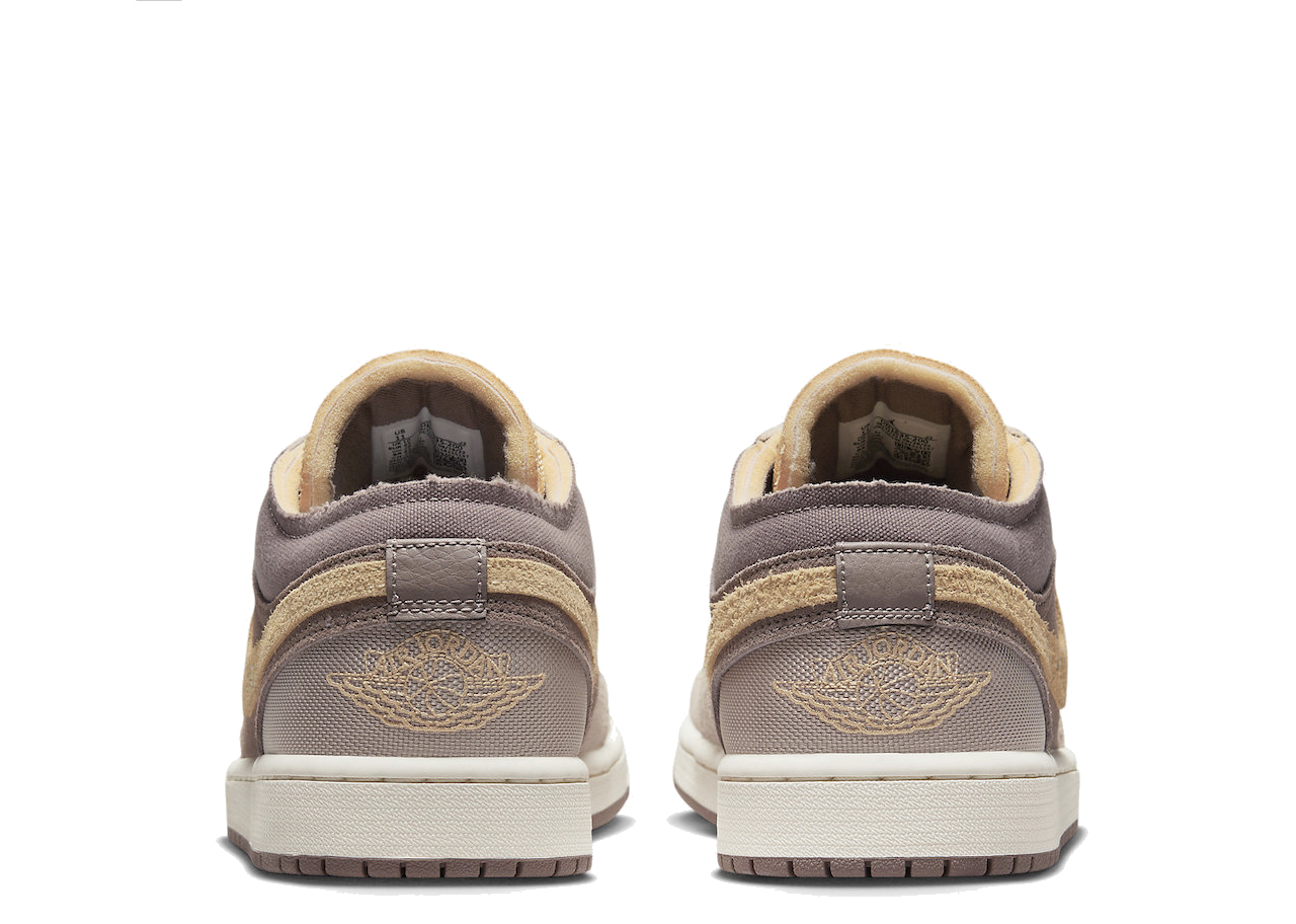 Air Jordan 1 Low SE Craft Taupe Haze (Grade School) - photo 3