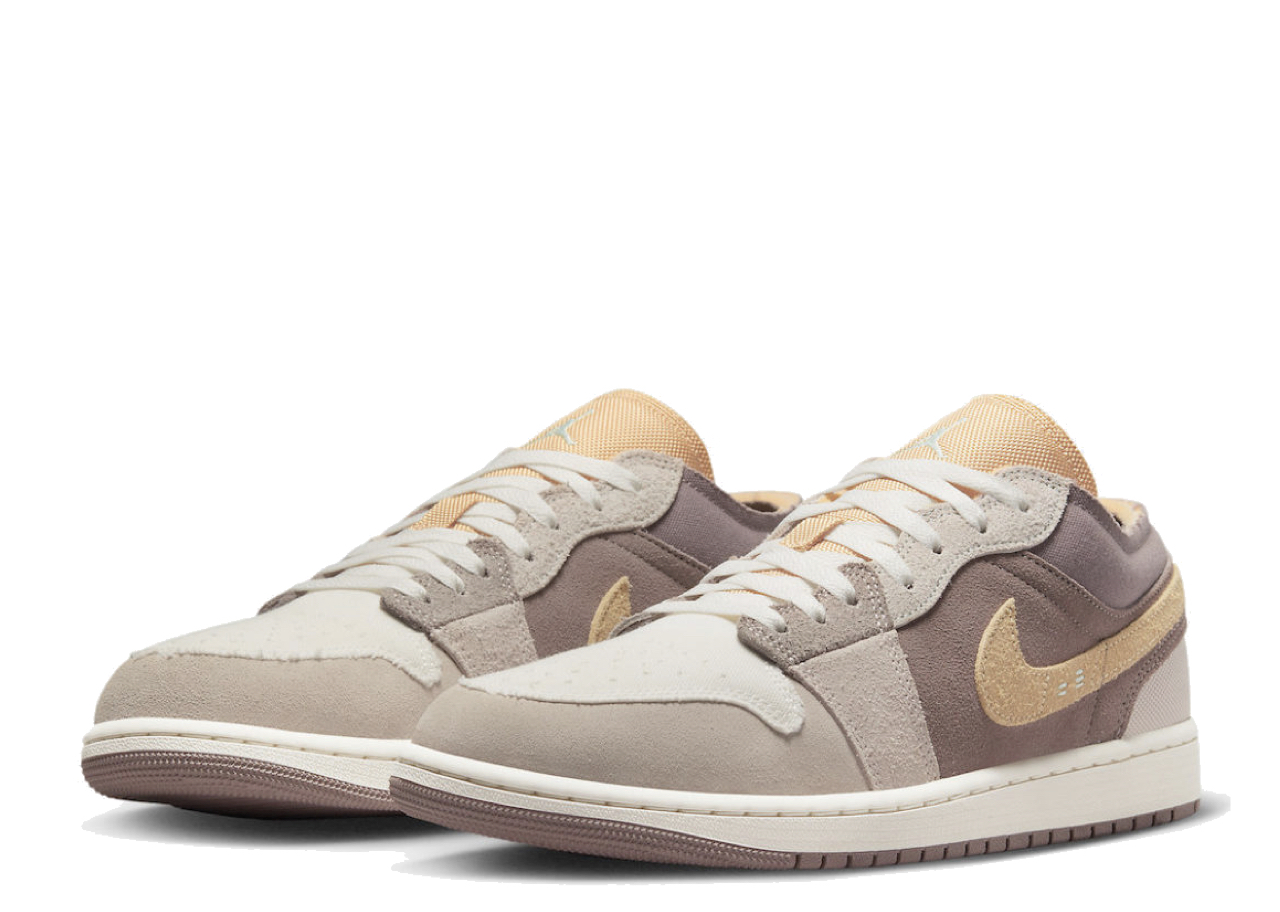 Air Jordan 1 Low SE Craft Taupe Haze (Grade School) - photo 2