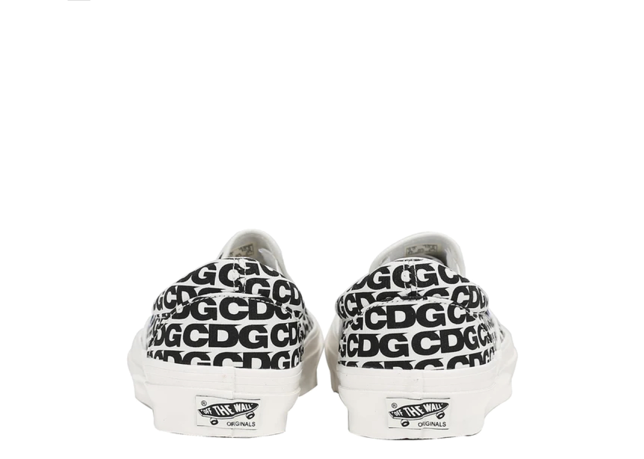 Vans Vault Slip-On LX Comme des Garcons White Black - photo 3