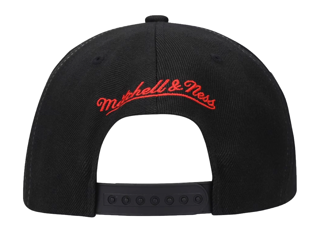 Mitchell & Ness LA Clippers Hype Type Snapback Hat Black (M) - photo 3