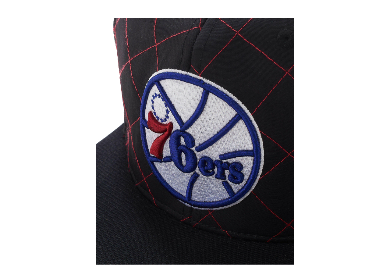 Mitchell & Ness Quilted Taslan HWC Philadelphia 76Ers Snapback Cap (M) - photo 3