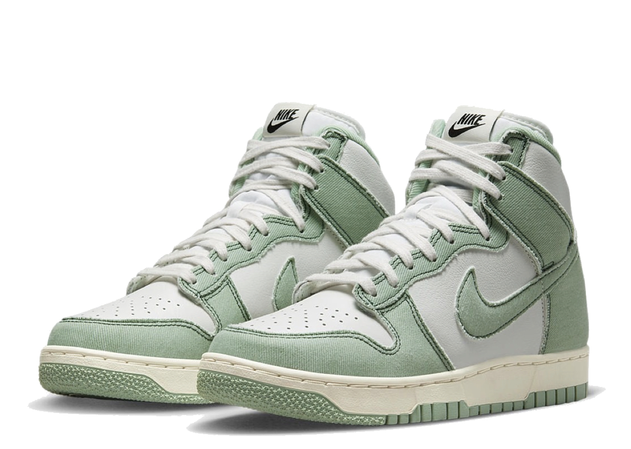 Nike Dunk High 1985 Enamel Green Denim (Women's) - photo 2