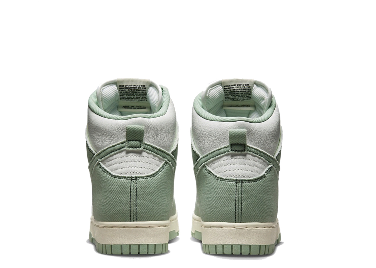 Nike Dunk High 1985 Enamel Green Denim (Women's) - photo 3