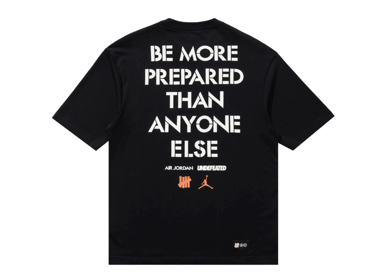 Jordan x Undefeated Strikes Tee Black - photo 2
