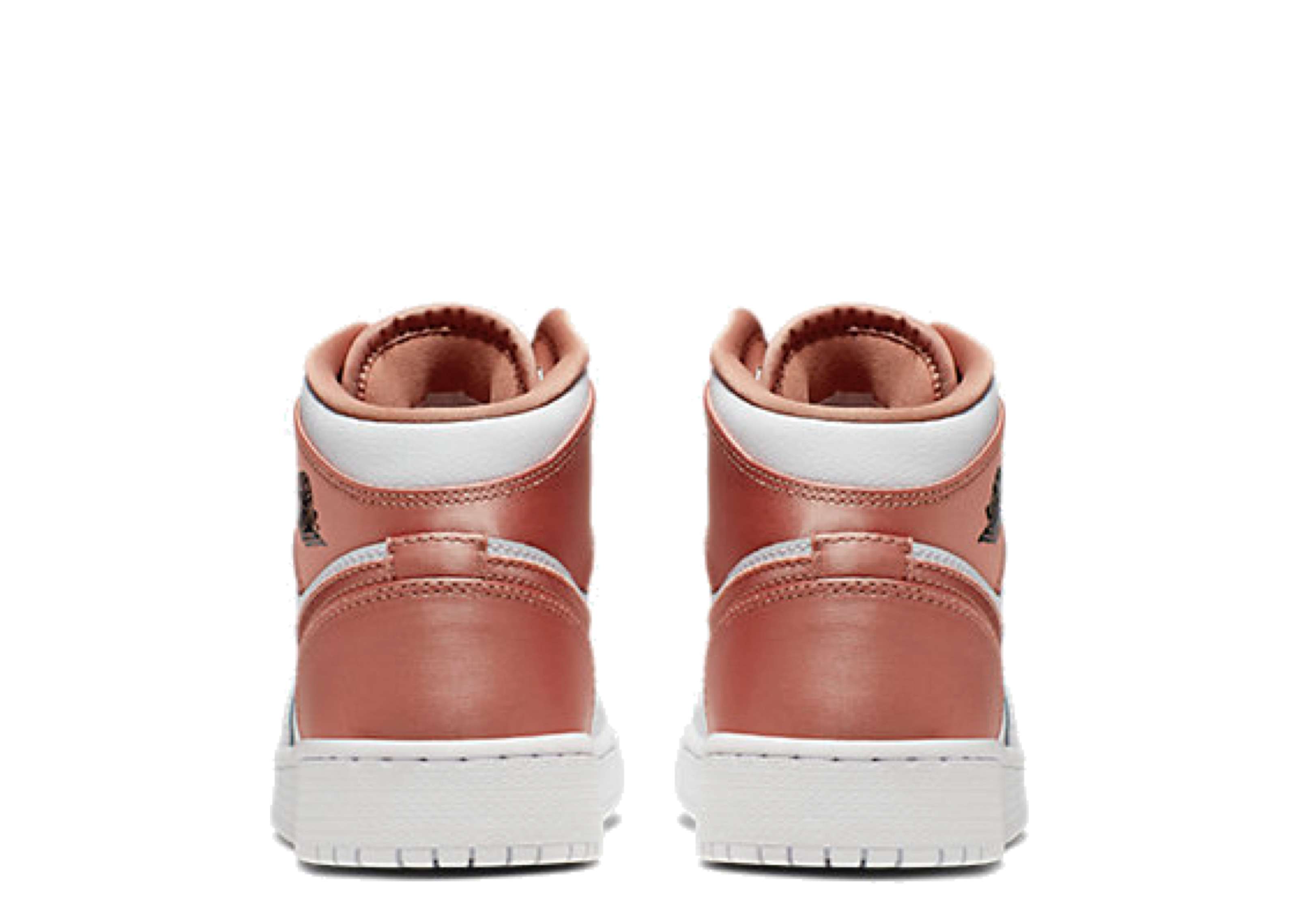 Air Jordan 1 Mid White Rose Gold (Grade School) - photo 4