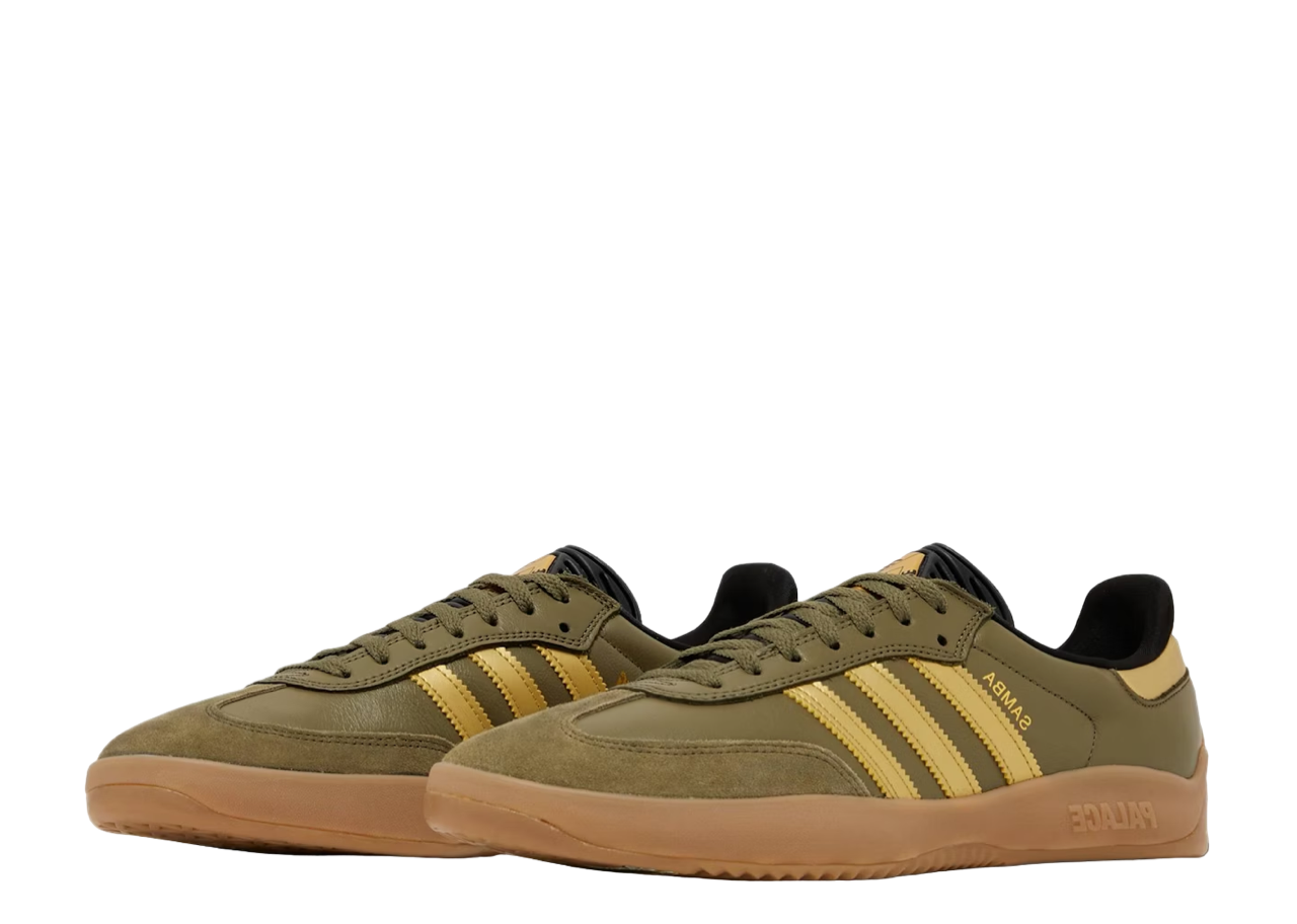 Adidas Puig Samba x Palace Olive Gold - photo 2