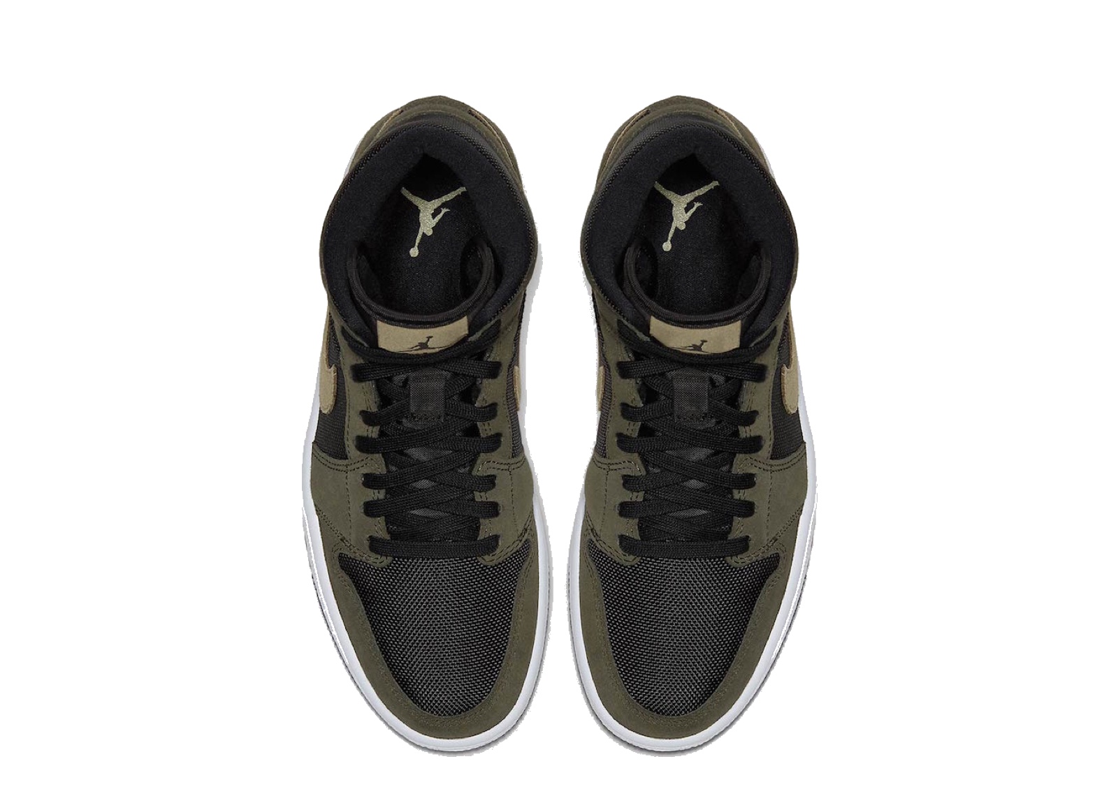 Air Jordan 1 Mid Military Olive (Women's) - photo 2