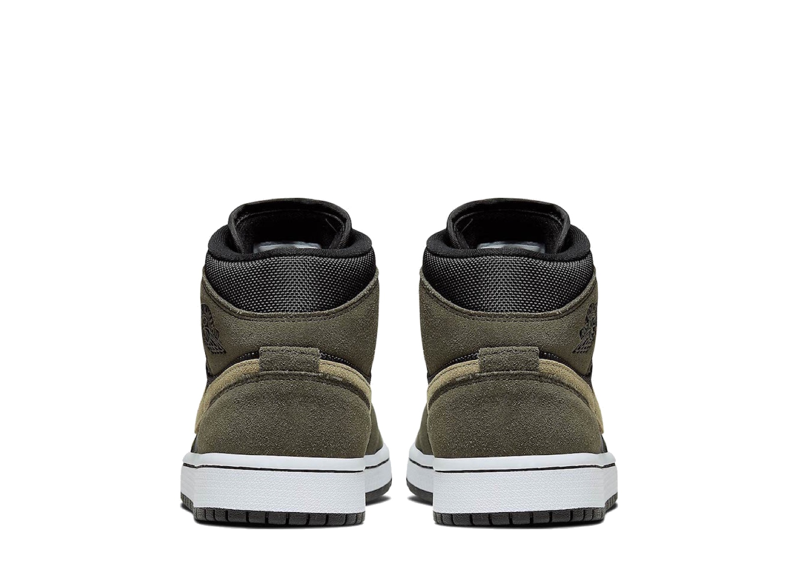 Air Jordan 1 Mid Military Olive (Women's) - photo 3