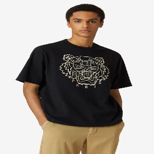 Kenzo Tiger Embroidery Loose Fit T-Shirt (M)