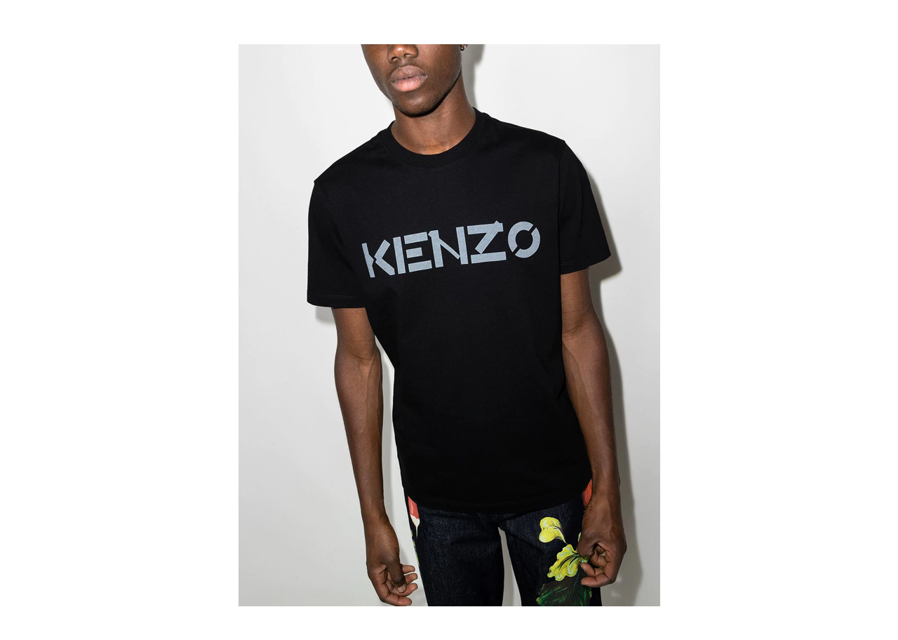 Kenzo Bi Color Logo T-Shirt (M) - photo 4