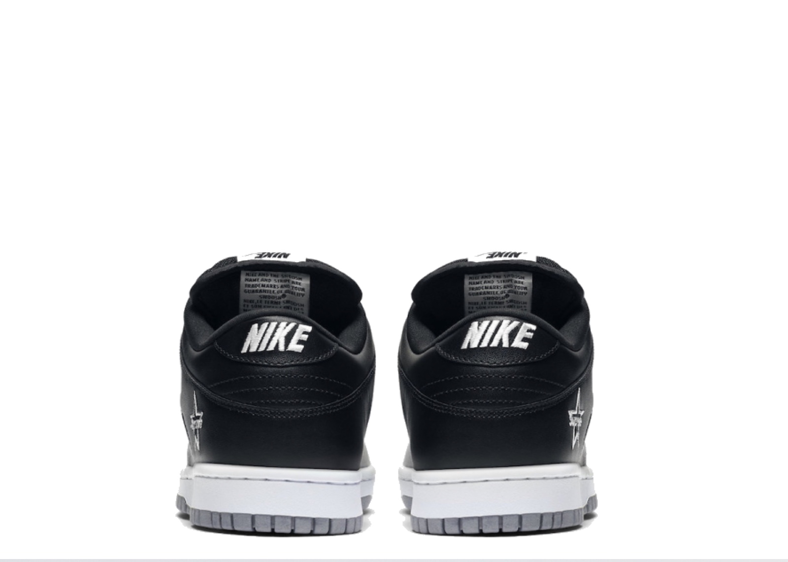 Nike SB Dunk Low Supreme Jewel Swoosh Silver - photo 3