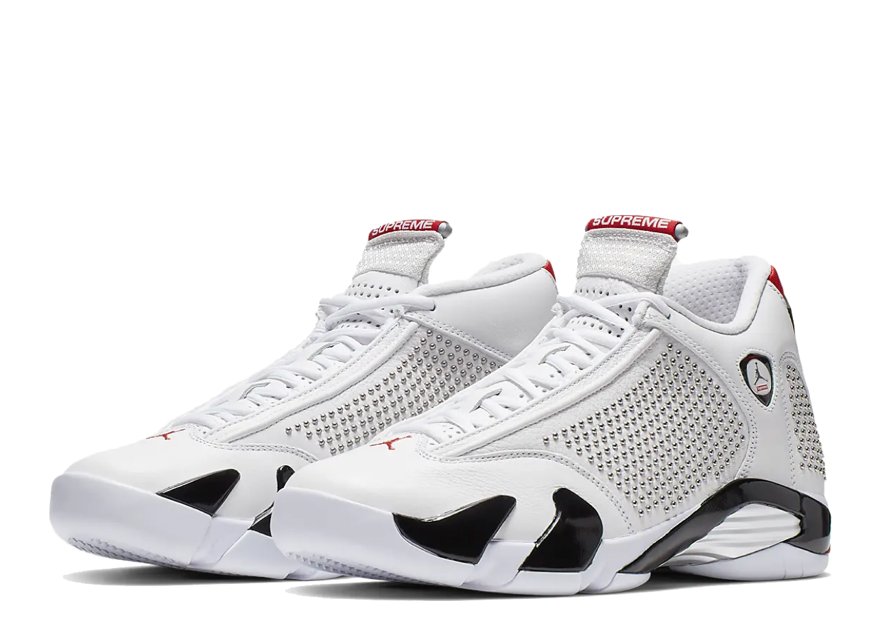 Air Jordan 14 Retro Supreme White - photo 2