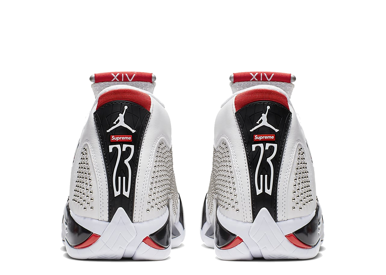Air Jordan 14 Retro Supreme White - photo 3