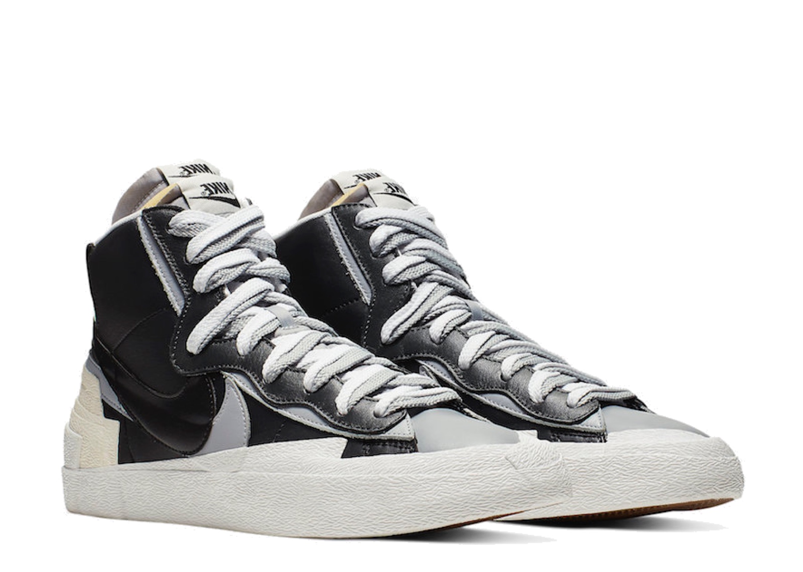 Nike Blazer Mid Sacai Black Grey - photo 2