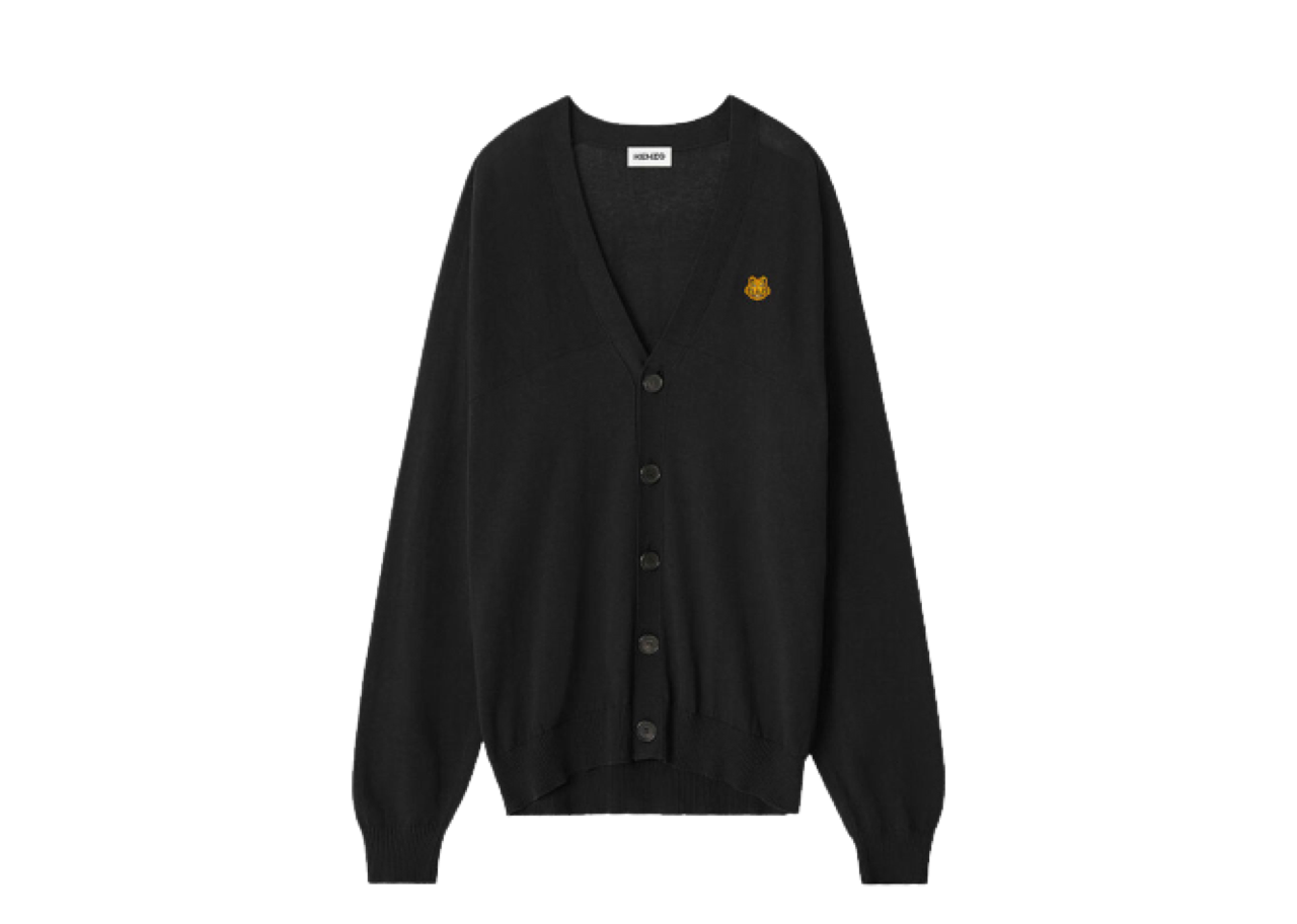Kenzo Tiger Crest V-Neck Cardigan (M)