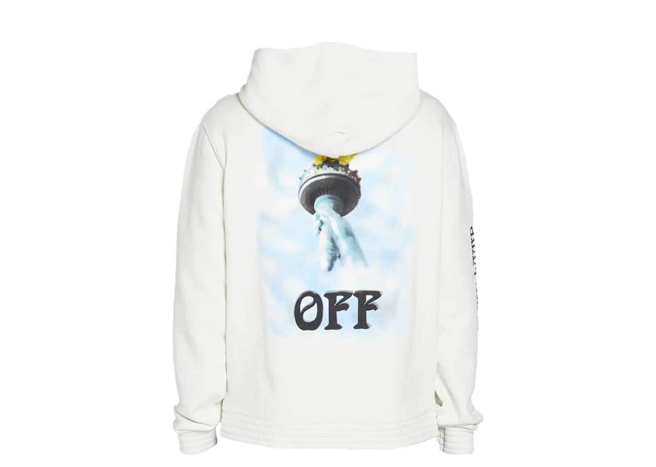 Off-White Liberty Hoodie White - photo 2