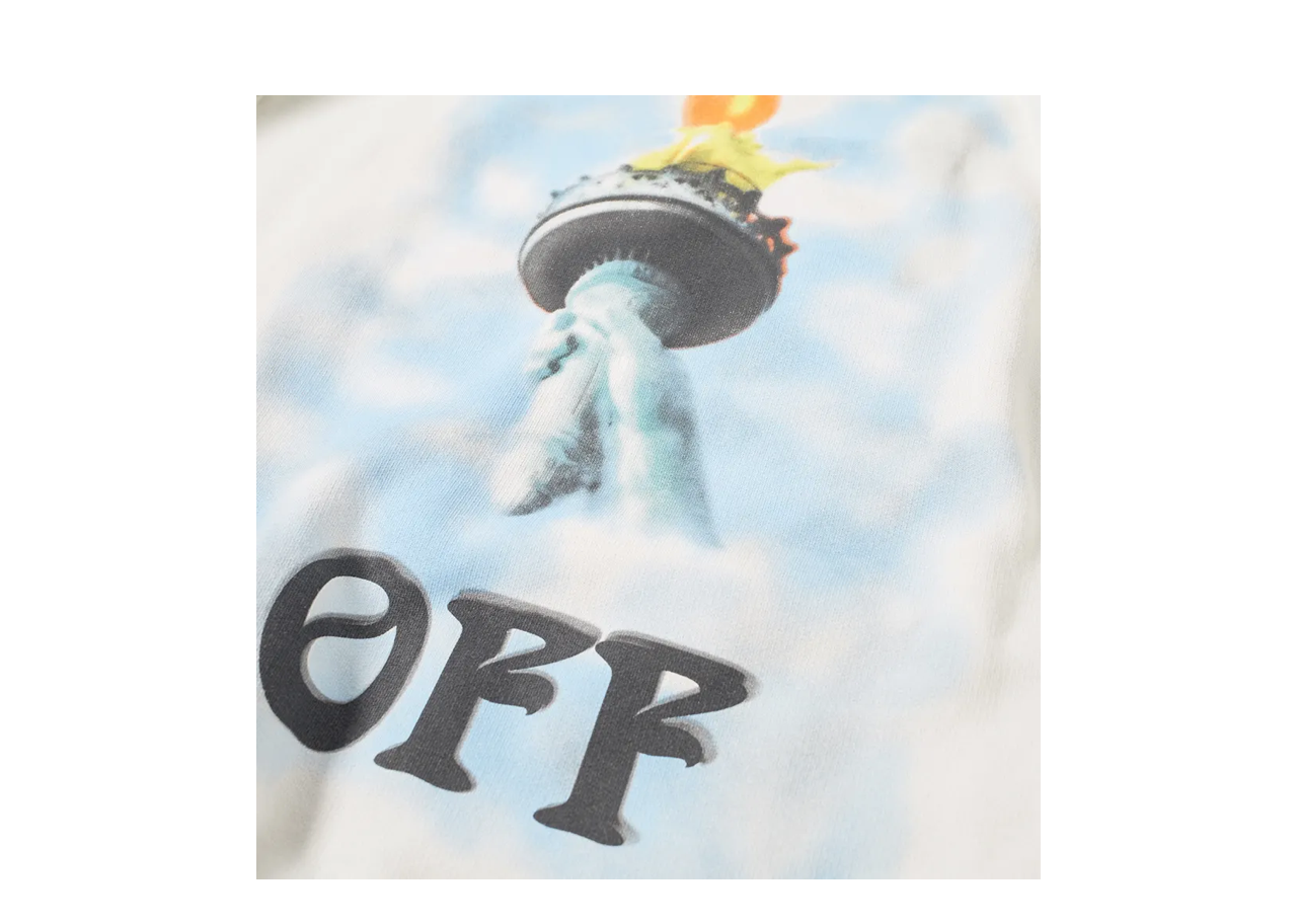 Off-White Liberty Hoodie White - photo 4